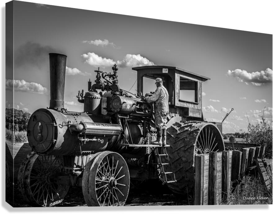 Case Steam Traction Engine Canvas Print