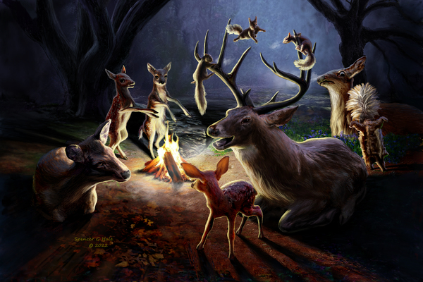 Family Camp Out by Spencer G Hale