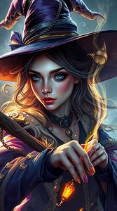 Witches  Digital Portrait L00001