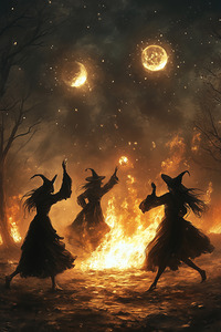 Witches  Digital Art M00053