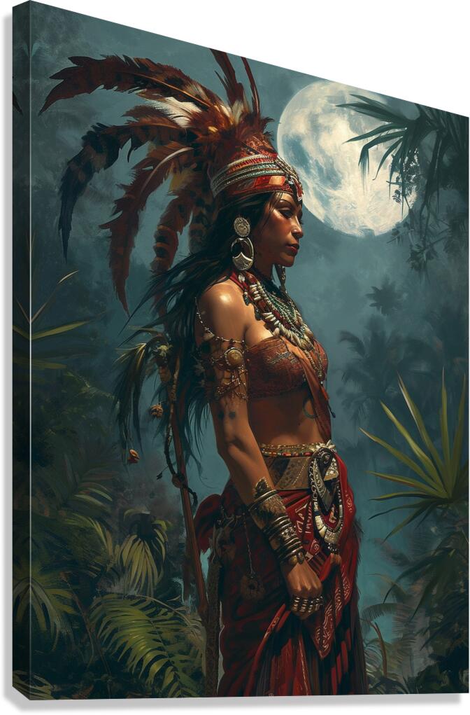 Warriors of the Andes 011 Canvas Print