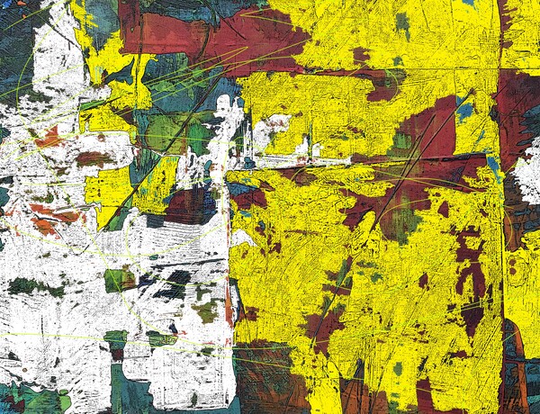 Abstract Map Print