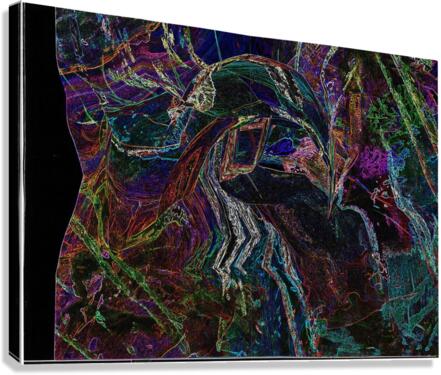 super purple Canvas Print