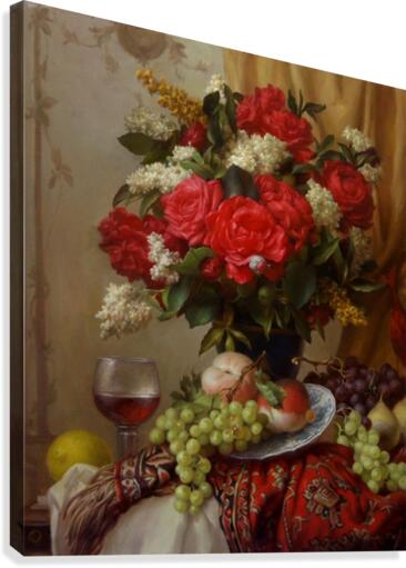 Red roses Canvas Print
