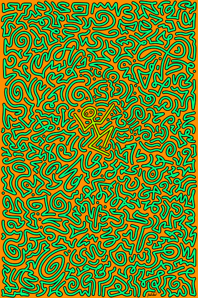 Doodles Three by Benoit David