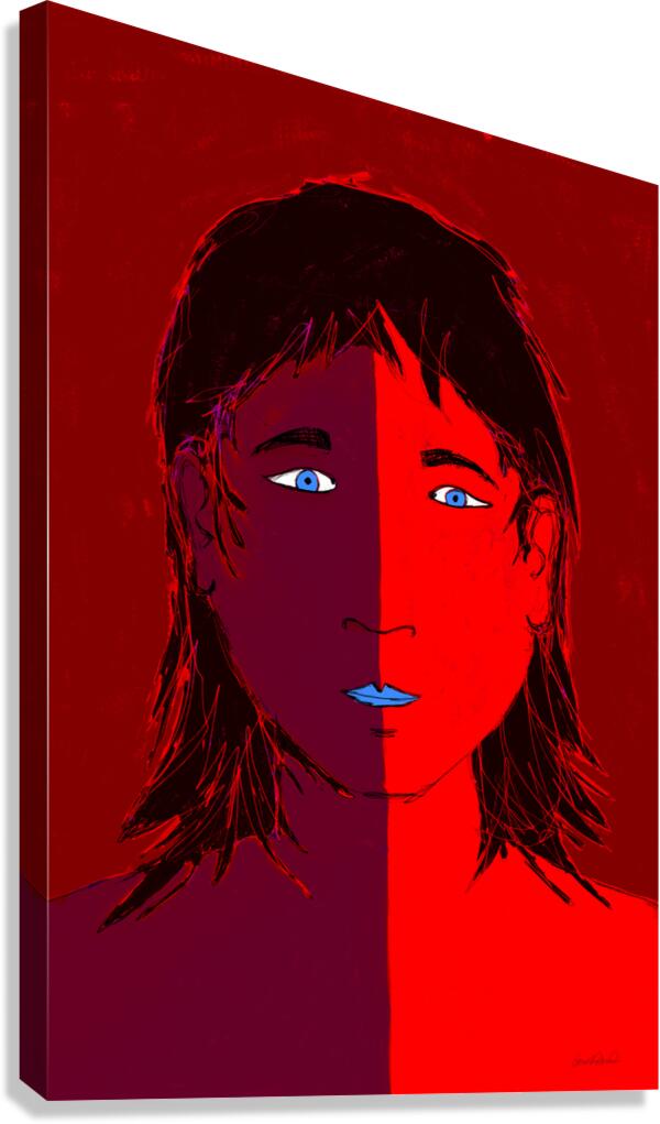 I AM ME AND I AM HOT  Canvas Print