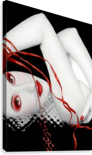 The Red Facade Canvas Print