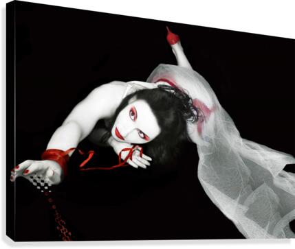 The Red Fall Canvas Print