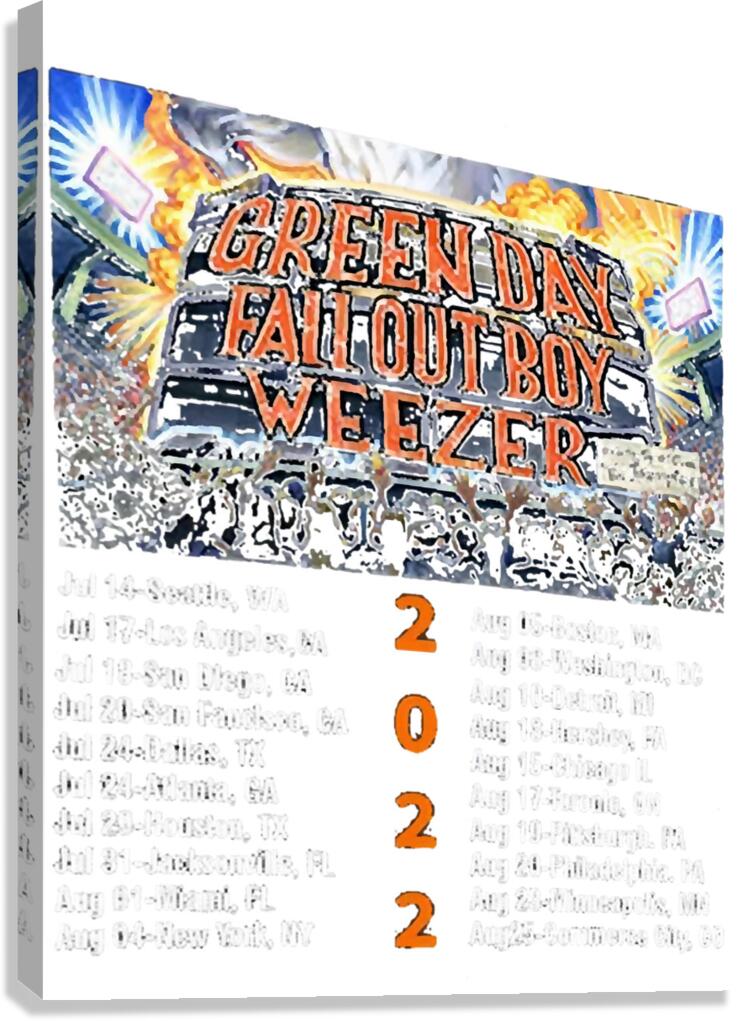 Fall Out Boy 7 Canvas Print