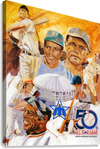 1979 ALL STAR GAME Program Canvas Print