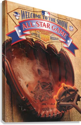 1995 ALL STAR GAME Program Canvas Print