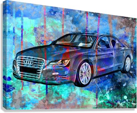 Audi A8 Canvas Print