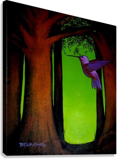 The Green Forest  Canvas Print