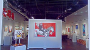 Gallery through the window