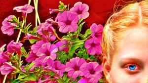 womanflowersEYE