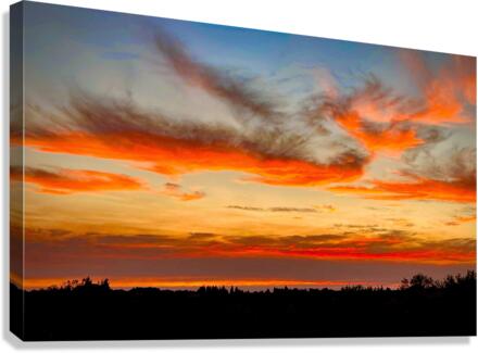 sunset shot Canvas Print