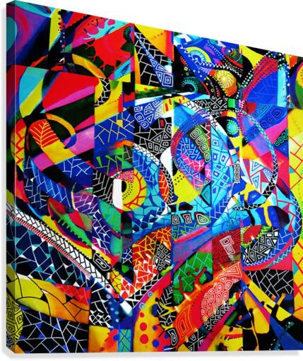 Formule abstraite Canvas Print
