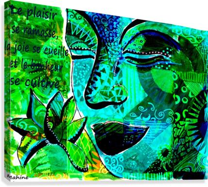Bonheur Canvas Print