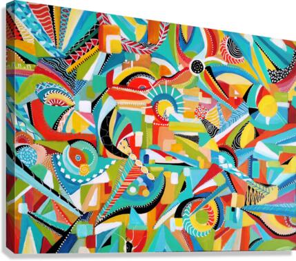 soleil levant Canvas Print