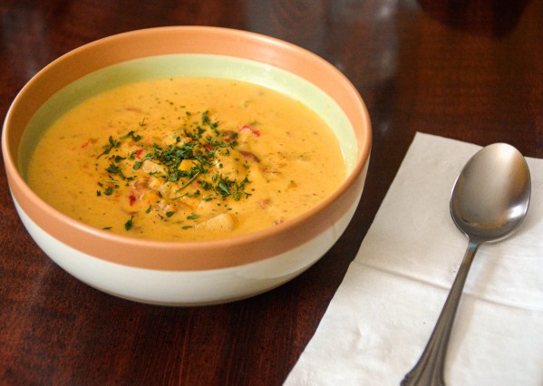Chipotle Creamy Chicken Soup by Human6 Photography