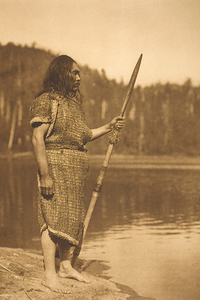 The Whaler Clayoquot by Edward S. Curtis 1915