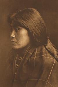 Suquamish Girl by Edward S. Curtis 1912