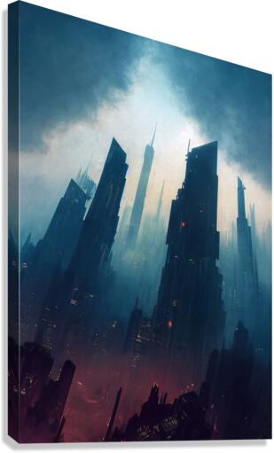 Megacity Canvas Print
