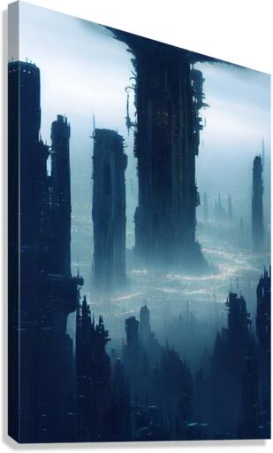 Megacity Canvas Print