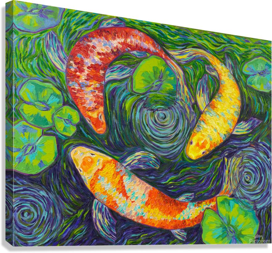 Koi Fish Canvas Print