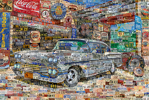 CADILLAC. GAS STATION