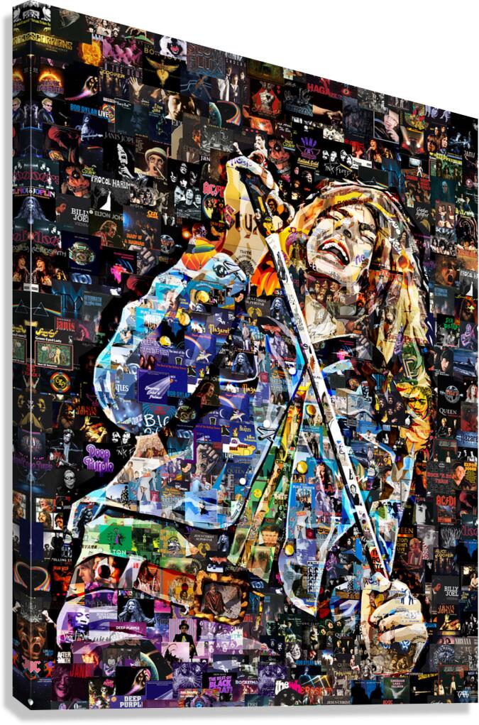 IAN GILLAN. DEEP PURPLE Canvas Print