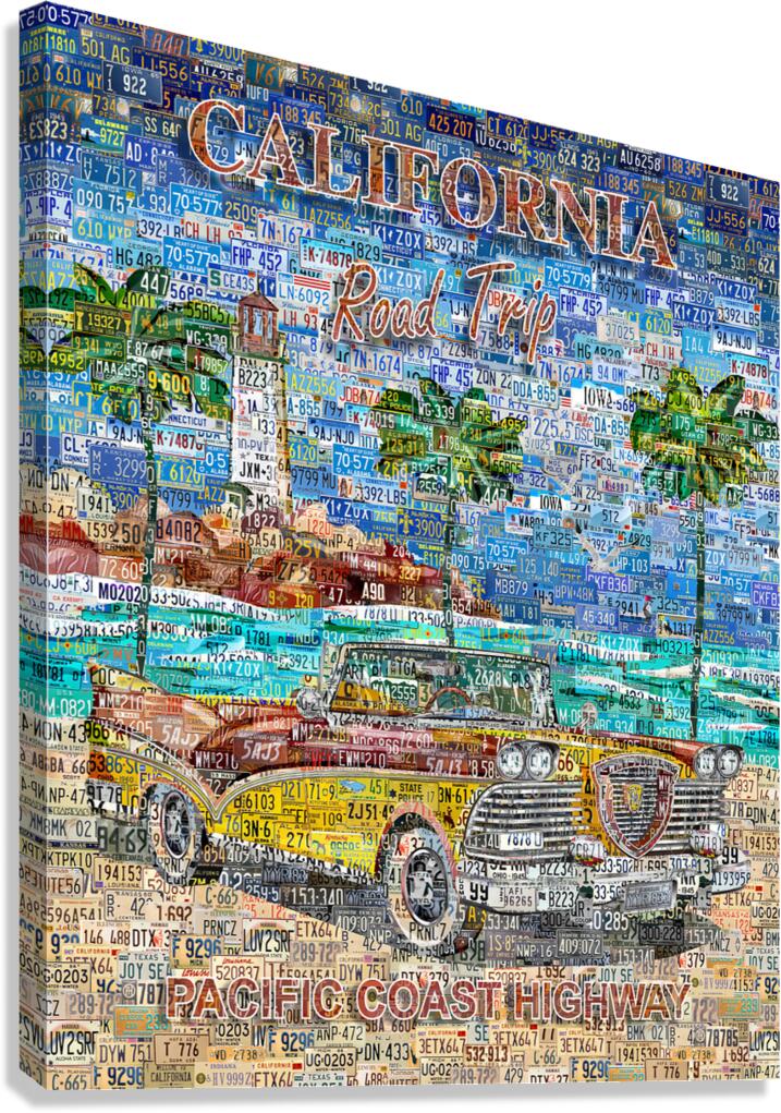 CALIFORNIA ROAD TRIP Canvas Print