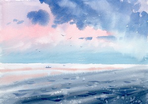 Morning Beach Walk