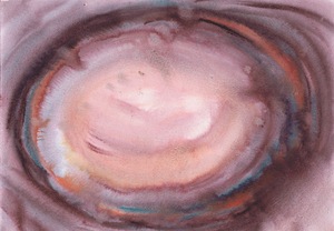 Abstract Swirl Watercolor Vortex