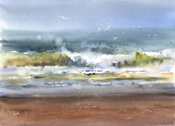Sea waves Print