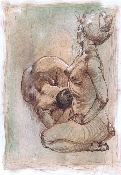 Embracing Ethereal Form by Samira Yanushkova