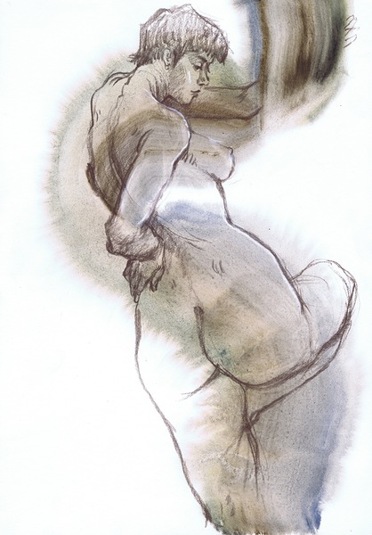Erotic Art «Mysterious Attraction of the Past» by Samira Yanushkova