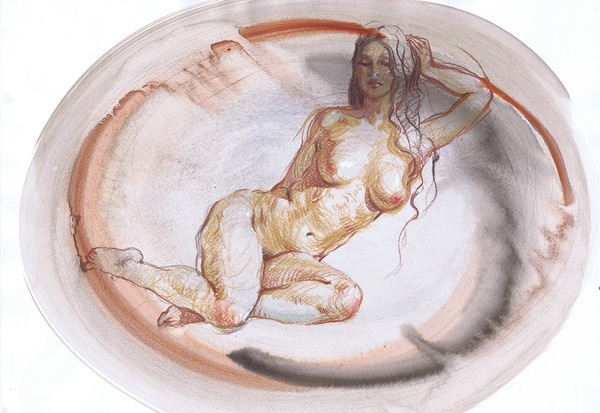 Erotic Art «Nude art Beautiful model» by Samira Yanushkova