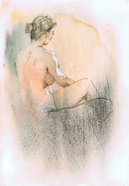 Erotic Art «Female Silhouette» by Samira Yanushkova