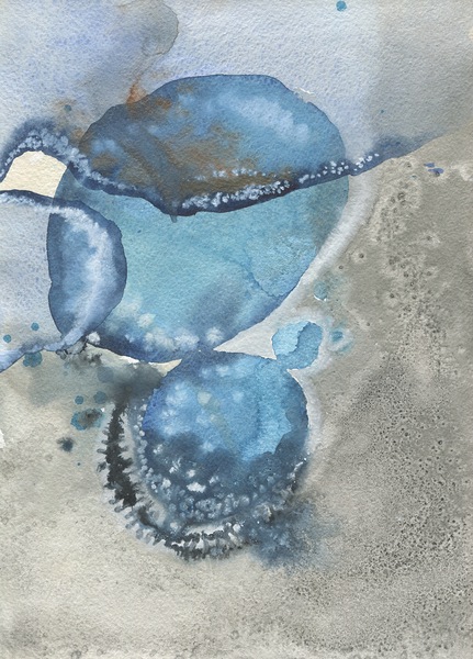 Abstract Blue Or Print
