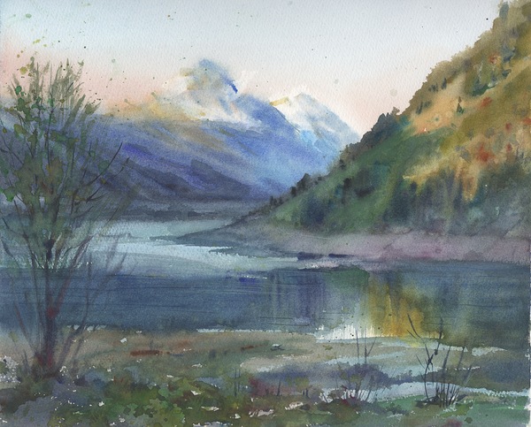 Mountain landscape Print