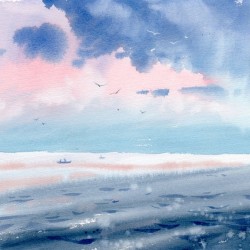 Morning Beach Walk