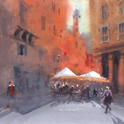 Italian morning coffee