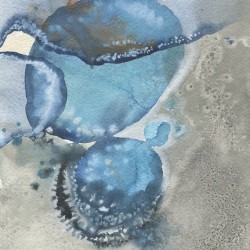 Abstract Blue Or