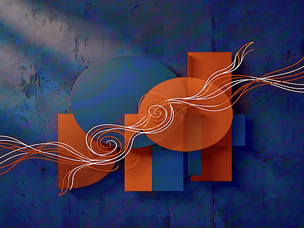 Geometric Flow Print