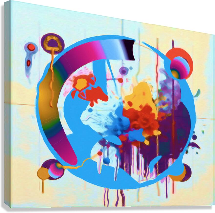 Fractured Silence Canvas Print
