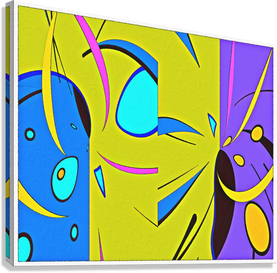 Impulse Geometry Canvas Print
