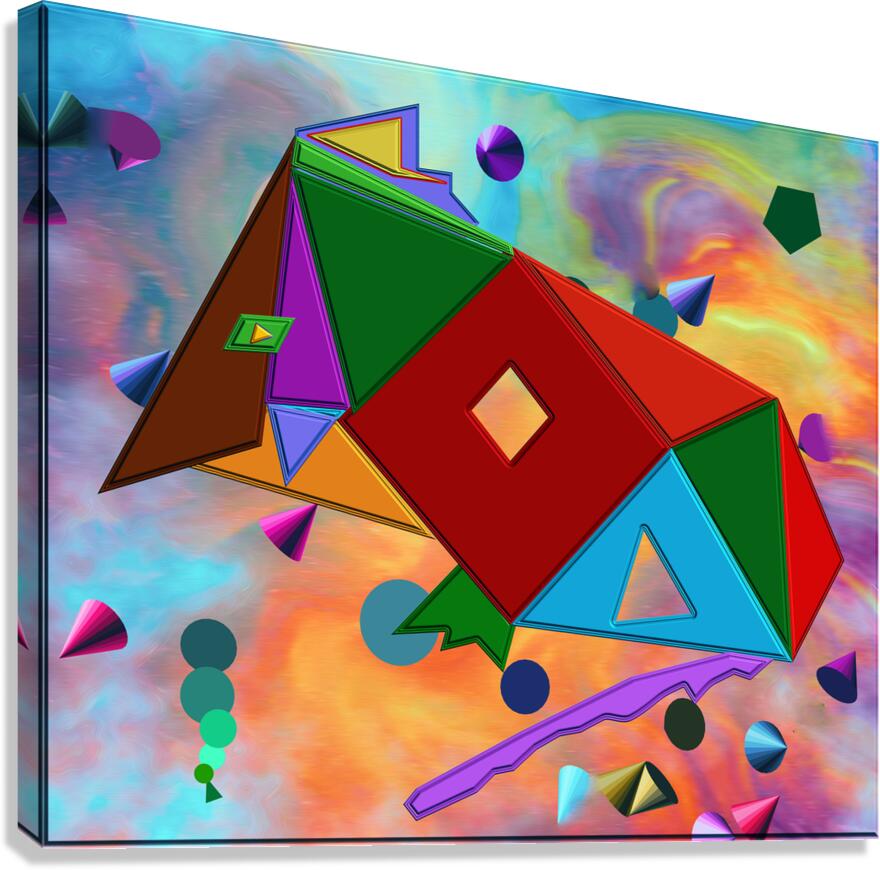 Color Drift Canvas Print