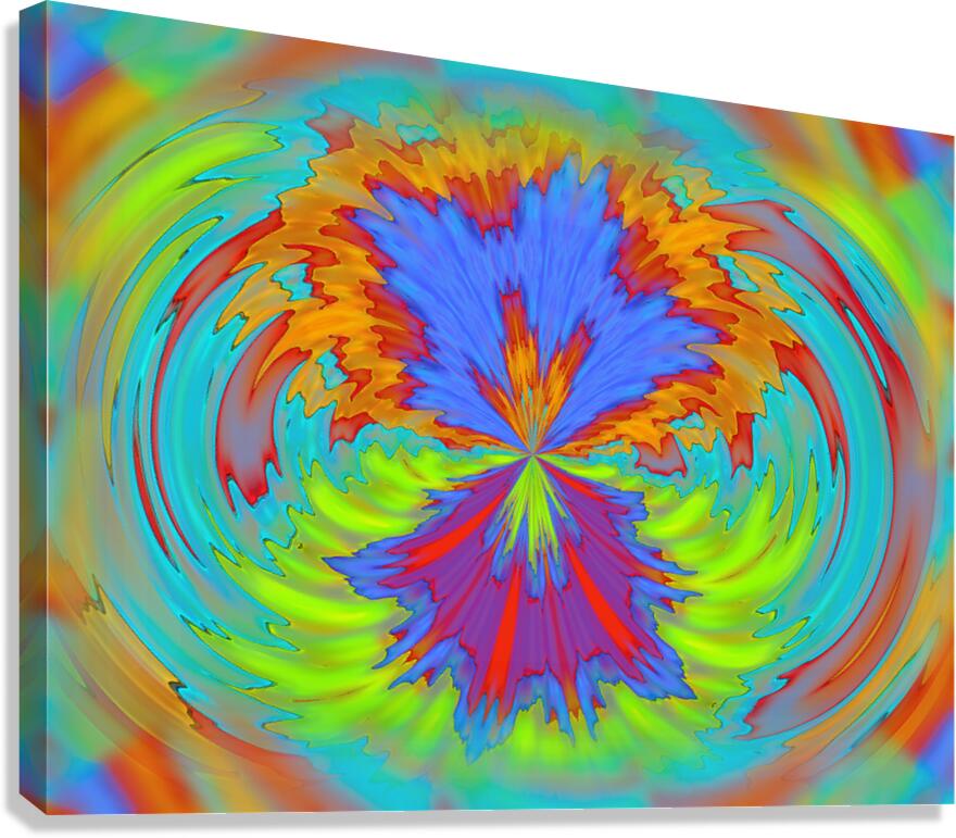Vibrant Vortex Canvas Print