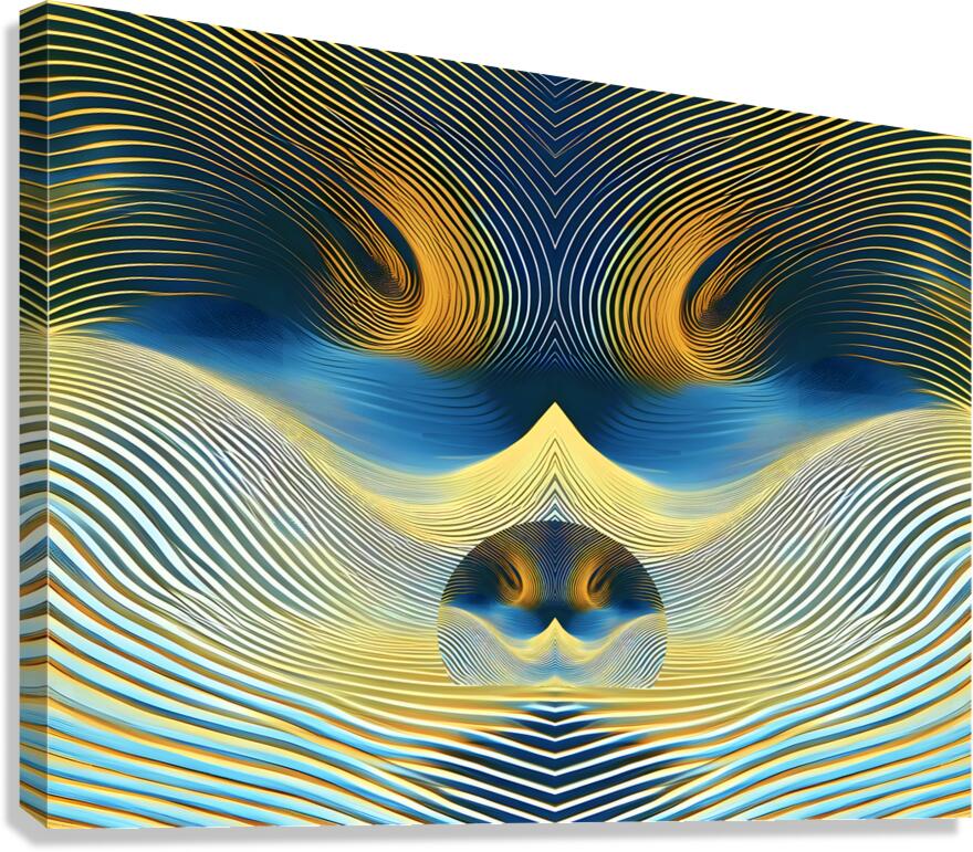 Wave Distortion Canvas Print